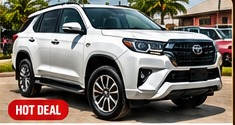 White SUV vehicle example